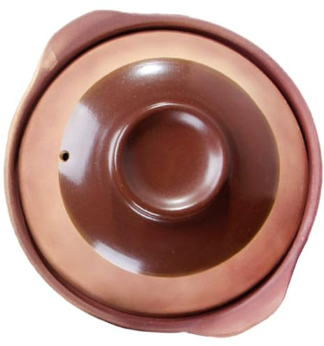 BESTYASH Casserole Terre Cuite Sans Émail Cuisson Multi-usage Pour Soupe Ragoût Nouilles Résistante Haute Température Ustensile Essentiel Cuisine Maison