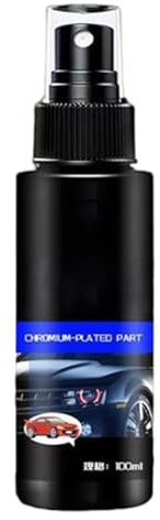 Restaurador De Cromo | Pulimento Para Metales | 300ml Compuesto De Renovación Spray Removedor De Óxido Renovador Limpiador | Para Automóvil Llanta Pintura Para Metales Revitalizador Detallado