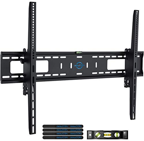 deleyCON Universal TV Wall Mount 60-100 Inch (152-254cm) Tiltable - 75Kg - Up to VESA 900x600 - Plasma LCD LED OLED TFT Curved TV Mount
