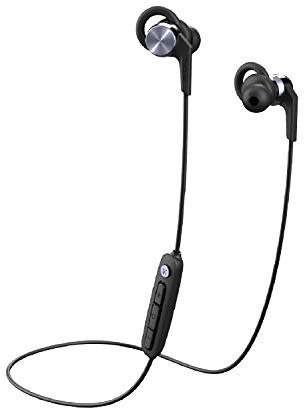 1MORE Vi React Auriculares intrauditivos alimentados por Vi, auriculares inalámbricos deportivos Bluetooth con AAC, IPX6 impermeables, ligeros, ajuste seguro, gris espacial, 52