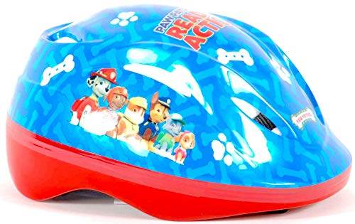 Paw Patrol Fahrradhelm Kinder | für Jungen | Fahrrad Zubehör | Outdoor Spielzeug | Gr. 52-56 cm | ab 3 Jahre | Helm | Chase, Marshall und Rubble