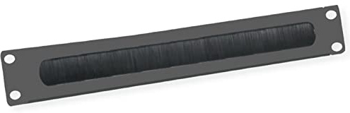 VALUE RAL9005 - Pasacables (19, 2 U, con Junta de Cepillo), Color Negro