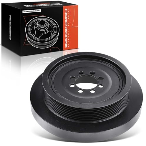 Frankberg Riemenscheibensatz Kurbelwelle Schwingungsdämpfer 11237573655 | Kompatibel mit 5er F10, 4 Cabriolet F33 F83, 6er Coupe F13, X6 E71 E72, X5 F15 F85, 4 Gran Coupe F36, 7er F01 F02 F03 F04