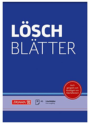 PARTY DISCOUNT NEU BRUNNEN Löschblatt-Block DIN A5 10 Blatt