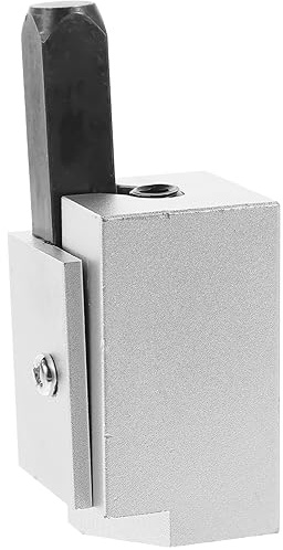 Hemobllo Scalpello Angolare Punzone per Angoli ad Alta Resistenza in Acciaio al Carbonio Resistente alla Deformazione per Lavorazione del Legno per Scanalature Serrature Porte Incassate