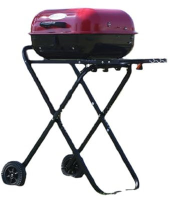 PBENO Holzkohlegrill Faltbarer Autorahmen-Grill, tragbarer Camping-Grill, Terrasse, Outdoor-Grill, Faltbarer Grill