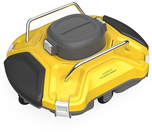 Limpiador de Piscinas, Limpiador de Piscinas robótico inalámbrico, tecnología de Acoplamiento automático, Robot Aspirador automático para Piscinas con 90 Minutos de Tiempo de funci
