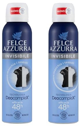 Felce Azzurra Deodorante Unisex Spray Skin Care Formula Idracare Con The Bianco 48H 150 Ml (2 Unità)