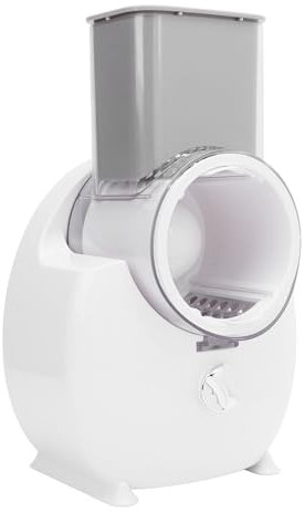 Rallador de Queso Eléctrico de Acero Inoxidable, Trituradora de Verduras Automática Profesional con 3 Cuchillas, Picadora Cortadora de Verduras Multifuncional para Frutas, Queso,
