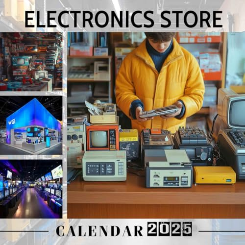 Electronics Store 2025: 365 Days of Innovative Gadgets and Modern Technology, Perfect for Organizing Your Year