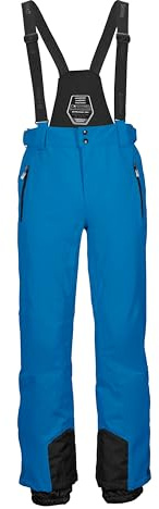 killtec Uomo Pantaloni da Sci/Funzionali con Bretelle Staccabili, paraspigoli e Protezione antineve KSW 100 ENOSH MN Ski PNTS, Sky, XL, 43431-000