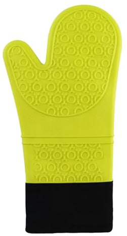 ULEZUAR maniques Cuisine Gants De Four en Gants De Coton Résistant À La Chaleur pour La Cuisson du Barbecue De Cuisine Gants De Cuisson-en Vert