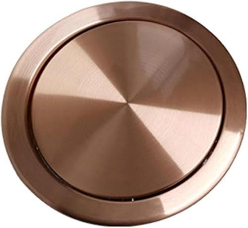 Couvercle de poubelle pivotant, couvercle rond de poubelle en acier inoxydable, poubelle à rabat automatique, couvercle de poubelle, couvercle de poubelle à chasse d'eau, for la maison, la cuisine, le