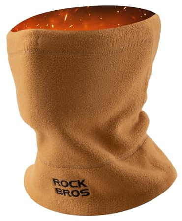 ROCKBROS Schlauchschal Winter, Fleece-Multifunktionstuch für Herren & Damen | Beidseitiges Fleece für Wärme, als Skimaske, Sturmhaube oder Mütze für Ski, Motorrad & Radfahren