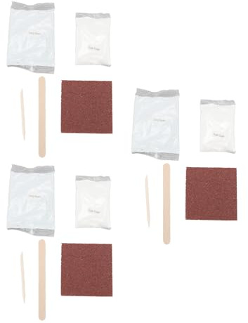 Handabdruck-Set für Zuhause, 3er-Set, Gips-Handabdruck-Set für Paare, Babys, Familienjubiläen, Geburtstage, organisches Material, synthetisches Holz