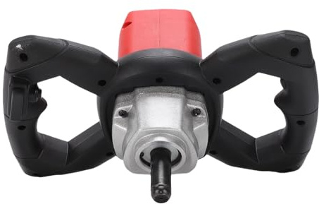 Fockety Trivella per Ghiaccio Elettrica, Trivella per Pesca Ghiaccio Leggera e Senza Fili con Testata Universale Regolabile a 6 velocità per Scavatrice con Impugnatura Ergonomica