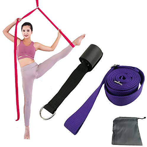 G-Tree-Leg Stretcher - Tür Flexibilität Stretching Beintrainer, beweglicher elastischer Beinstrecker Band für Ballett Cheer Gymnastik Taekwondo-Tänzer (lila)