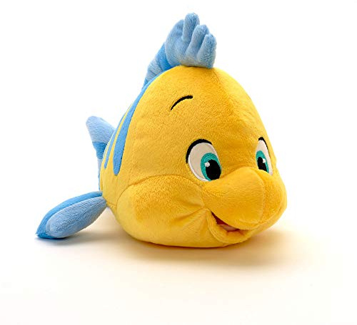 Disney Store Peluche Polochon de Petite Taille, La Petite Sirène, Peluche pour Enfants, Poisson en Polaire avec détails brodés - Convient dès la Naissance