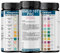 100x Urinstreifen mit 10 Indikatoren Gesundheitstest Urinanalysestreifen Selbsttest & Professionell | Ketone Glucose pH-Wert Teststreifen
