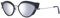 DSQUARED2 Sonnenbrille DQ0336 02C 54 Damen Schwarz