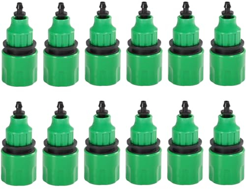 12PCS Kunststoff Schlauchverbinder 4/7 und 8/11, BetterJonny Gartenhahnanschluss Bewässerung Sprinkler Anschluss Schnellverbinder für Gartenschläuche aus Kunststoff Bewässerung für den Gartenschlauch