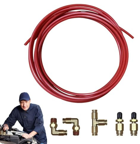 Liqzirtu Kit de réparation de tuyau d'air, kit de réparation de tuyau d'air 1/4,Kit de raccord de tuyau pneumatique 1/4 NPT - Raccord de remplacement, coupleur à connexion rapide, raccords de
