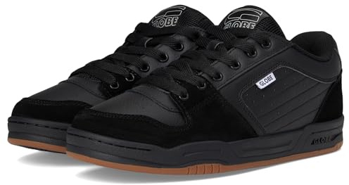 Globe Mojo 2.0, Scarpe da Skateboard Uomo, Nero/Gomma, 46 EU