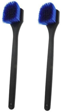 GARVALON 2piezas Cepillos para Limpiar Neumáticos De Coche Cepillo para Limpiar Llantas y Neumáticos Herramienta De Limpieza De Coches para para Limpieza De Ruedas Coche