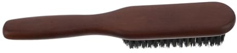 FRCOLOR Holz Bartbürste für Männer mit Reisegröße Weiche Haarbürste für Bartpflege und Styling Kompaktes Bartstyling-werkzeug für Unterwegs Hause