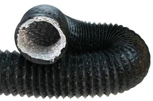 Easy Act Combiconnect Flex-Schlauch Ø 100 mm, Länge 5 m, flexibler mehrschichtiger Lüftungsschlauch mit Kunststoffbeschichtung für Klima- und Lüftungsanlagen
