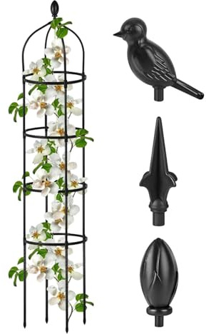 Obelisco Enrejado Rack Trepador De Verduras | Enrejado Planta Interior Para Jardineros Aficionados Cultivadores Verduras y Frutas Patio Terraza Bancal Elevado Hogar
