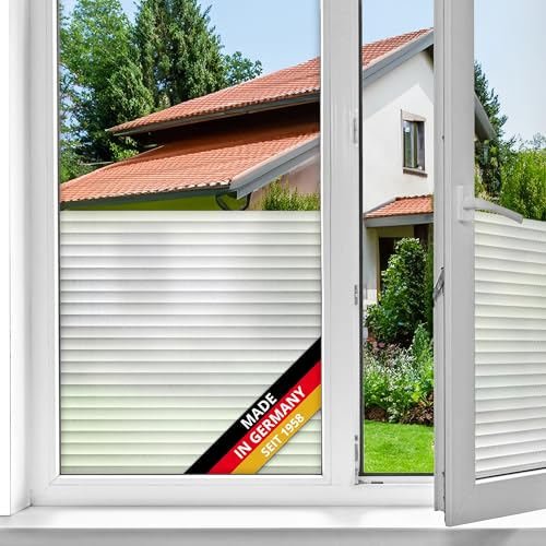 d-c-fix vinilo adhesivo para cristales ventanas Persiana veneciana autoadhesivo opaco translúcido privacidad decorativo para mampara de ducha baño lámina pegatina 45 cm x 2 m