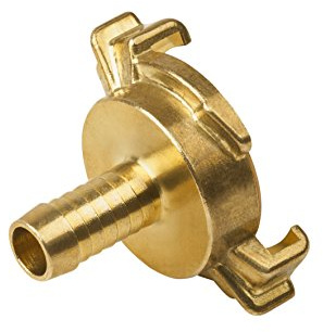 Meister Schlauchstück Schnellkupplung – Messing | ½ Zoll Schlauchverbinder – 40 mm Klauenabstand – Trinkwasser geeignet nach DVGW – im Set – für Anschlussarbeiten