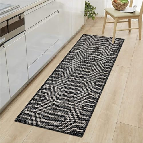 Cekene Runner Rugs for Hallway 50x150cm Non-slip Carpet Runner Machine Washable Floor Carpet Rug for Kitchen Hall Entryway Laundry Room