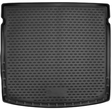 OMAC Kofferraummatte Kofferraumwanne kompatibel mit Seat Tarraco 2018-2024 Gummi TPE Schwarz