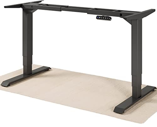 Desktronic Höhenverstellbarer Schreibtisch Gestell - Schreibtisch Höhenverstellbar Elektrisch mit Flüsterleisem Dual-Motor & Touchscreen - Hohe Tragfähigkeit - Stehtisch