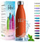 HoneyHolly Trinkflasche Edelstahl - 750ml - Thermosflasche, BPA-Frei, Trinkflasche Sport - Auslaufsicher Wasserflasche,Trinkflasche Kohlensäure Geeignet, Thermoskanne für Fitness, Gym, Fahrrad