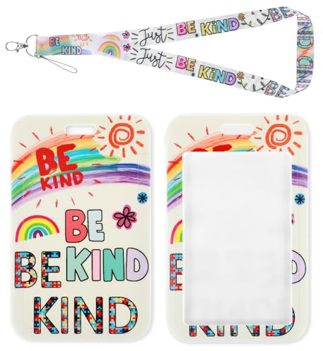 Ymapinc Simpatico cordino arcobaleno per riconoscimento dell'autismo con badge identificativo