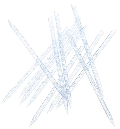 VALICLUD Repousse-cuticules Plastique Bleu 100 Pcs, Bâtonnets Doux et Délicats pour Manucure et Pédicure, pour Salons de Beauté et Soins D'ongles Nomades