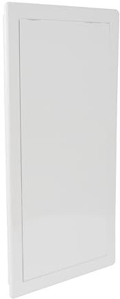 Repa Market Tapa de inspección para paneles de yeso, 200 x 400 mm, cubierta de plástico ABS blanco, caja de fusibles, pared y techo, puerta de inspección de paneles de yeso, tapa de mantenimiento