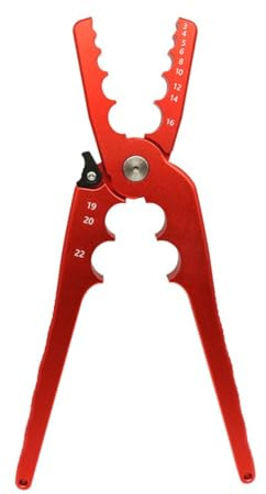 Tidevib Pinza per riparazione tubi in lega di alluminio, strumento manuale per refrigerazione e idraulica, modello CT-301 con 7 diametri (da 1/8 a 7/8)