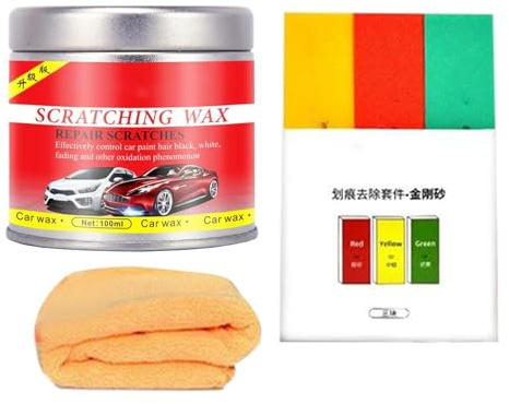 Rimuovitore Di Per Vernice Auto,Crema Levigante Per Auto - Per Riparare Della Vernice Per Veicoli,Per Pendolari Viaggi Road Trip Guida Quotidiana Principianti e Appassionati Camion Minivan Berlina