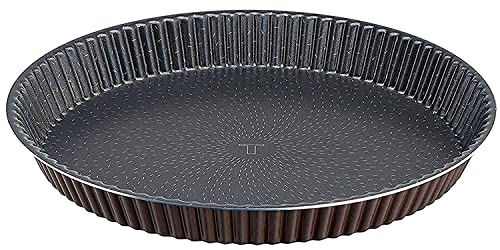 Tefal Perfectbake Moule A Tarte Aluminium 100 pourcent Recyclé J5548302, Brun, Ø27 cm