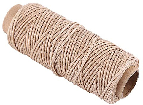 Wachsfaden Lederwachsfaden 50 Meter 150D 1 Mm Durchmesser Nähschnur Cord Für Handnähen Von Lederwerkzeugen Khaki