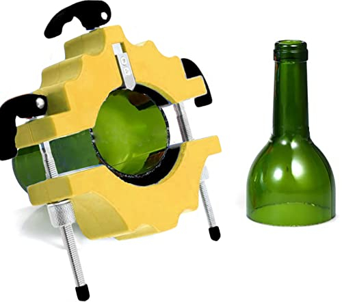 Glass Cutter, Bottle Cutter Glass Tool Craft Cutting Kit Jar Cutter Machine Cutting Tool Glass Cutting Machine Scoring Etchor Wine Bottles Recycle Tool for Thicknesses 2~8mm