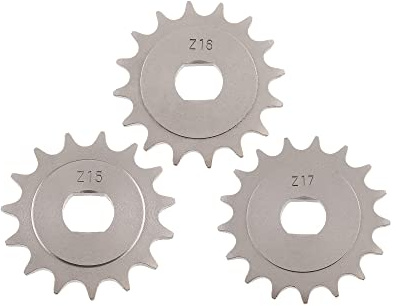 Set: Ritzel, kleines Kettenrad (15Z, 16Z, 17Z) - für Simson S51, S70, S53,