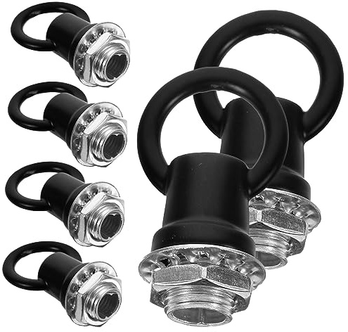 OSALADI 6piezas Gancho Para Colgar Lámparas De Techo Con Anilla Cerrada Para Montaje Seguro Rosca Luces y Candelabros Accesorios Resistentes y Decorativos Para Suspensión De Lámparas y Pro