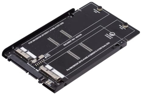 chenyang 12+6Pin & 17+7Pin MAC SSD auf 2,5 SATA 2 in 1 Combo Case Gehäuseadapter für 2010 2011 2012 Mac Air Pro Retina SSD