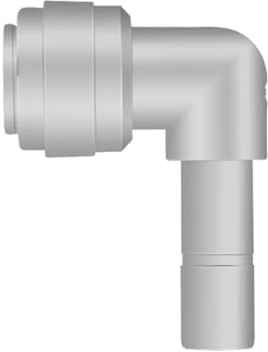 50 Teile/los 3/8'' Anschluss-3/8'' Ellenbogen RO Wasser Fitting 9,5mm POM Schlauch PE Rohr Schnell Anschluss Wasser Filter Teile