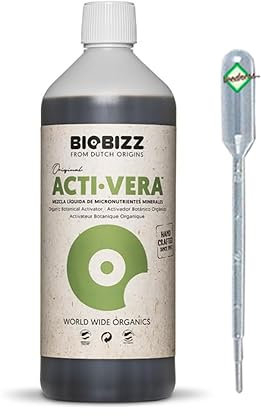 BioBizz Fertilizzante Acti-Vera 10 Litri - Coltiva Pomodori Fertilizzante Naturale NPK Orchidee Palme Verdure Biologiche Bonsai Bio